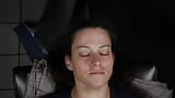 Double team facial blasting for dirty talking good girl snapshot 10