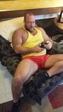 Superb hairy muscle bear wank toyVibrator snapshot 2