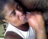 Ebony G.I.L.F. sucking cock Pt. 1 snapshot 2