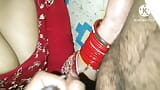 Karva Chauth Special: Newly married Meenarocky had First karva chauth sex and had blowjob Cum in mouth with clear Hindi snapshot 13