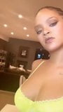 Rihanna selfie showing her big cleavage in a bra snapshot 5