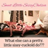 Sweet sissy-husband Chelsea enjoying her HotWife's sex life snapshot 9