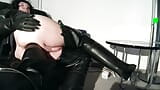 latex bessy 20th style rubberboots big dildo riding snapshot 15