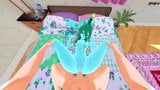 Suu the slime girl gets POV fucked until you cum inside her. snapshot 14