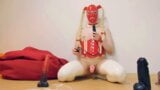 Sissy Latexdoll pisst und anal trainiert snapshot 2