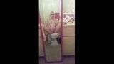 Blonde girl masturbate in the mirror snapshot 5