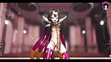 Cute Demon Queen Dancing + Gradual Undressing (3D HENTAI) snapshot 7