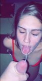 Looks amazing with cum on her face snapshot 1