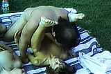 Vintage outdoor group sex with stunning sluts snapshot 23