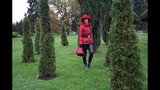 Red Umbrella and Green Grass snapshot 2