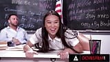 DEVILS FILM - Horny Asian Student Gets Her Teen Pussy Fucked By Her Teacher's Big Cock snapshot 4