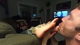 Gwen's Soft Sweaty Perfect Feet Worshiped After 12 HOURS Barefoot in High Heel Boots snapshot 10