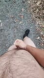 Walking nude on a trail. snapshot 6