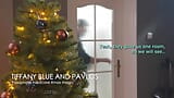 Dane Jones Hot Czech brunette Tiffany Blue fast hard fuck POV blowjob romantic love making at Xmas snapshot 1