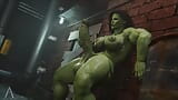 Amazonium Delicioso intenso cavalgando hardcore delicioso quente ela hulk fodendo grande rabo apertado intenso sexo anal nádegas sedentas snapshot 2