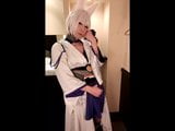 Cosplay Masturbation (Kaga) Mikazuki 010 snapshot 4