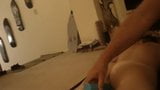 Dildo in Lucys pussy as she cums snapshot 4