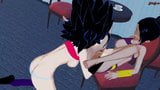 Caulifla и Kale по очереди лижут киску - Dragon Ball snapshot 7