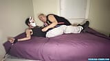 Masked amateur Foxy Sox tickled all over skinny body snapshot 3