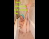 Haley posing naked in Shower Cap snapshot 1