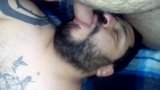 Latin bear sucking a fat bick fucking cock snapshot 1