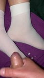 Cum nylon socks snapshot 2