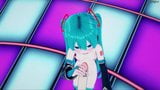 Hatsune Miku se masturbando antes de ser fodida no palco snapshot 6