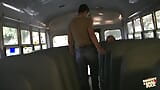 Sad Babe Finds Comfort in a Bus Drivers Touch and His Massive Cock snapshot 1