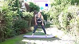 AuntJudys - 47yo First Time Amateur MILF Alison - Outdoor Yoga Workout snapshot 1