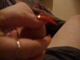 red nails handjob with cumshot snapshot 10