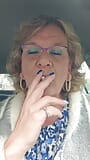 Enjoying a cigarette snapshot 9