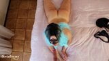 Big boobs blue hair stranger takes my creampie snapshot 6