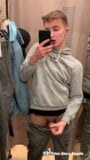 Alexy boy jerk in the fitting room and cums on the mirror snapshot 2