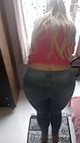 Mi gran culo en nuevos pantalones de jeans sexy snapshot 10