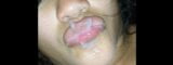 Bibir dikeringkan air mani snapshot 4