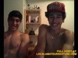 College Twinks Jerking Off Together snapshot 1