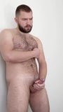 Sexy, hairy stud jerking-off snapshot 2