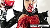 Halloween bloody tease with Priya Rai snapshot 5