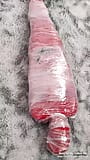 NANA Zentai and plastic 3 layers mummy bondage snapshot 9