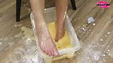 Classy Filth makes a portion of custurd with her feet! snapshot 9