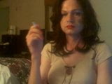 Gina Smoking Trans Queen snapshot 9