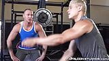 Muscled Gym Instructor Dominates His Jock Trainee With Cock snapshot 2