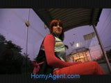 HornyAgent Lucy Gets my big cock in her behind the station snapshot 2