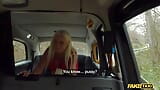 Fake Taxi Big boobs Czech blonde loves public flashing and being fucked hard by a big cock snapshot 4