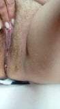 Bbw jerks hairy pussy snapshot 3