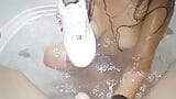 rough masturbation with shoes making hard shoejob fetish in the jacuzzi tub to the cuckold extreme weird fetish snapshot 15