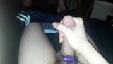 Masturbating with a vibrating cock ring snapshot 9