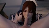 Cissney es follada por Zack Final Fantasy 7 Crisis Core snapshot 3