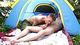 Smooth Twink Gets His Tight Ass Stretched While Camping with Straight Best Friend snapshot 5