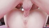 Close -up clit likken en hard poesje neuken enorme lading sperma druipend poesje snapshot 14